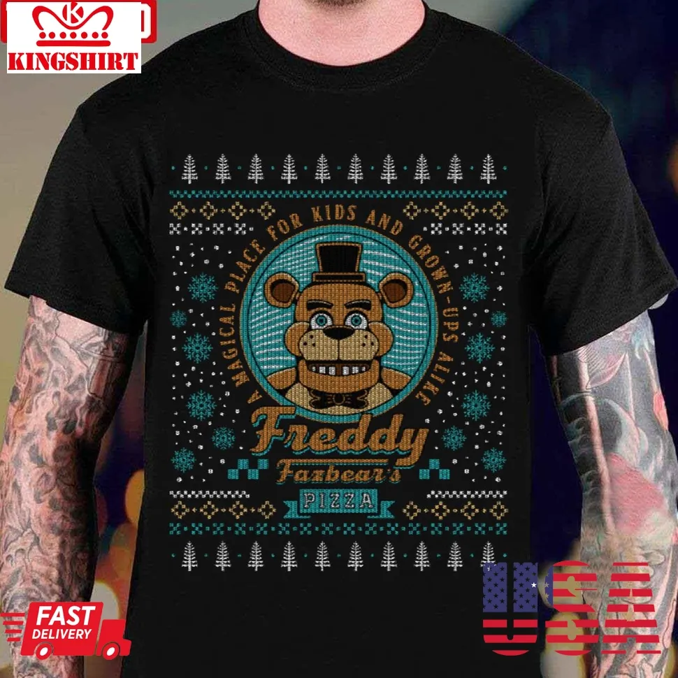 A Magical Place Christmas Fnaf Unisex T Shirt Size up S to 4XL