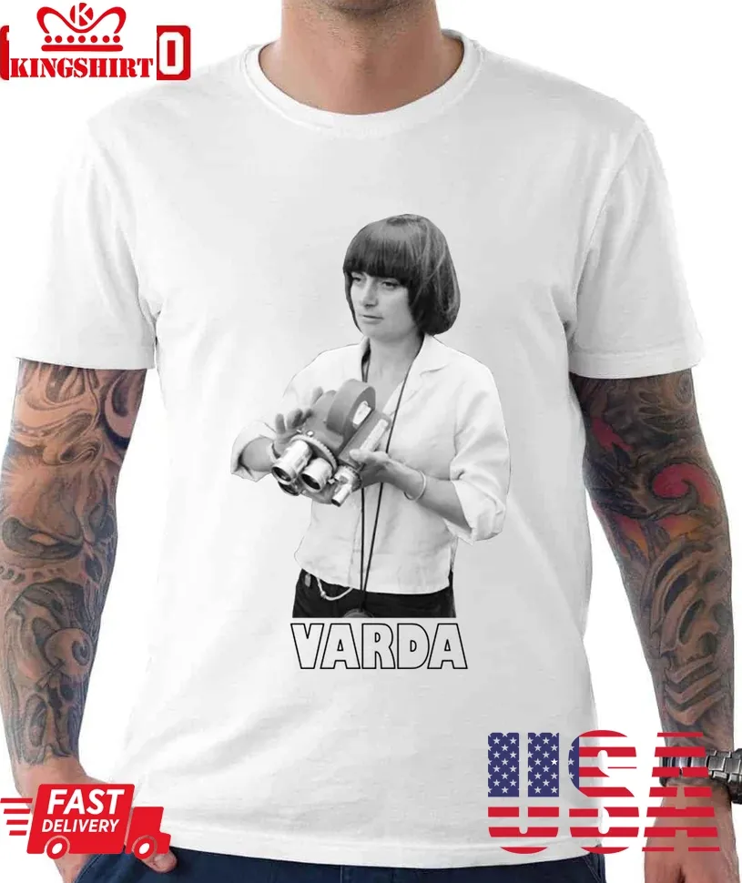 A Young Agnes Varda Unisex T Shirt Size up S to 4XL