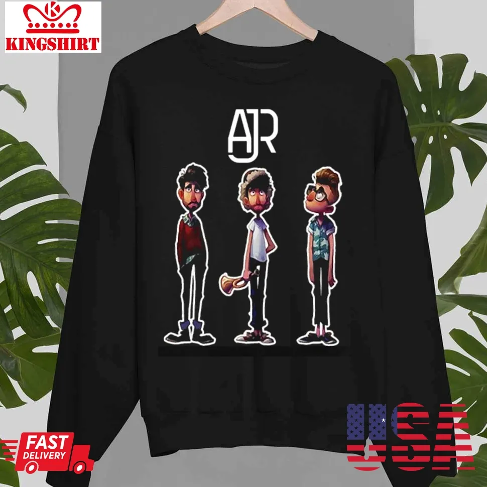Ajr Band Graphic Members Chibi Ajr The Click Unisex Sweatshirt Plus Size