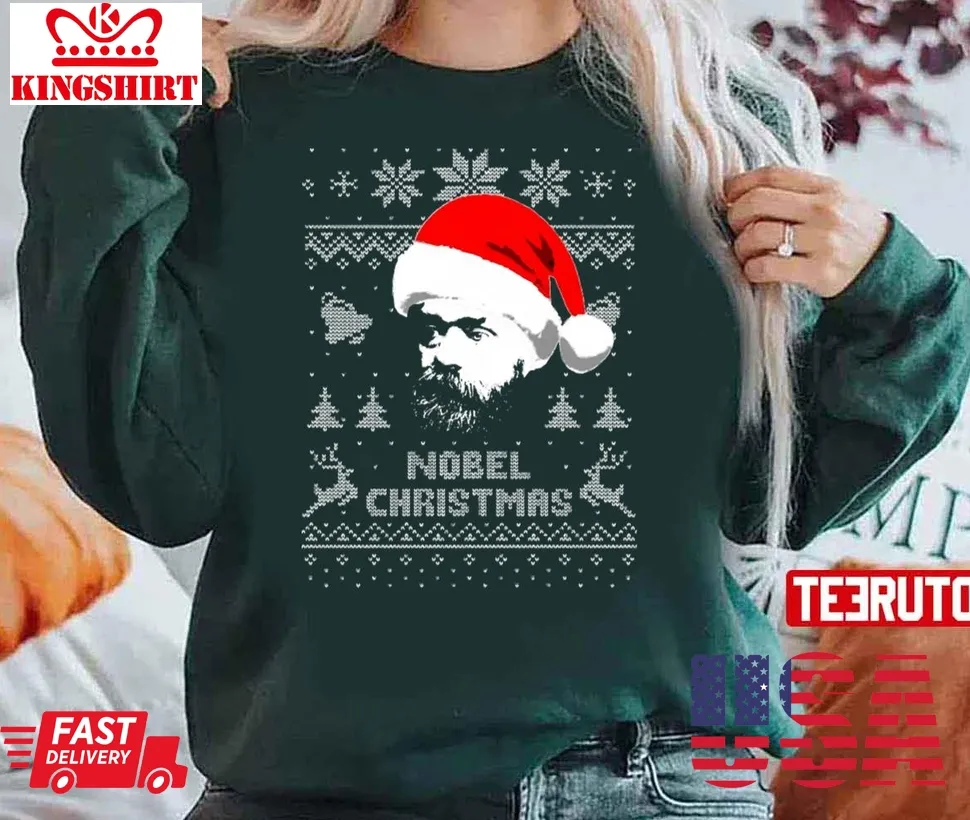 Alfred Nobel Christmas Unisex Sweatshirt Plus Size