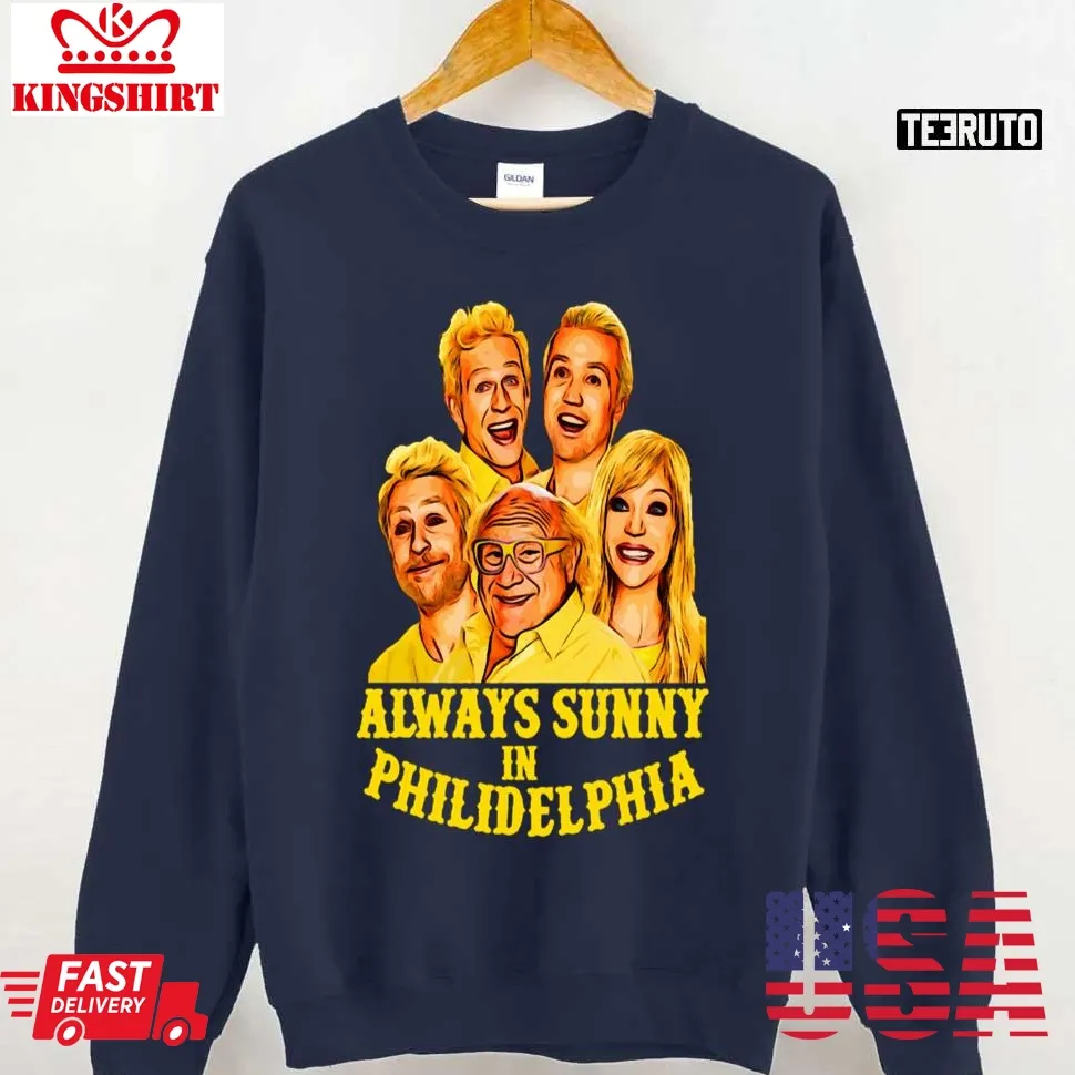 Always Sunny In Philidelphia Philiedelphia Unisex T Shirt Size up S to 4XL