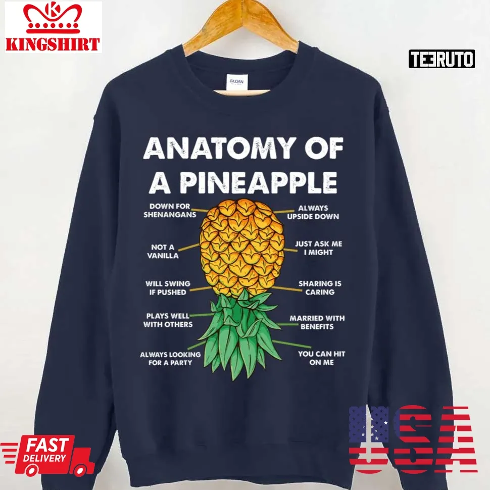 Anatomy Of A Pineapple Unisex Sweatshirt Unisex Tshirt