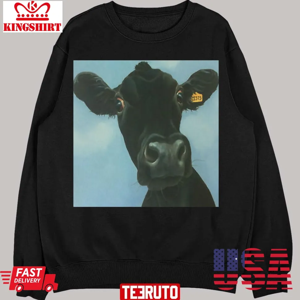 Angus Cow Angus Cattle Angus Beef Cute Cow Graphic Unisex Sweatshirt Unisex Tshirt