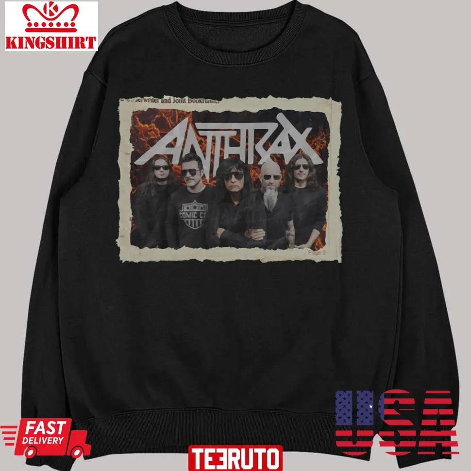 Anthrax Band Art Unisex Sweatshirt Plus Size