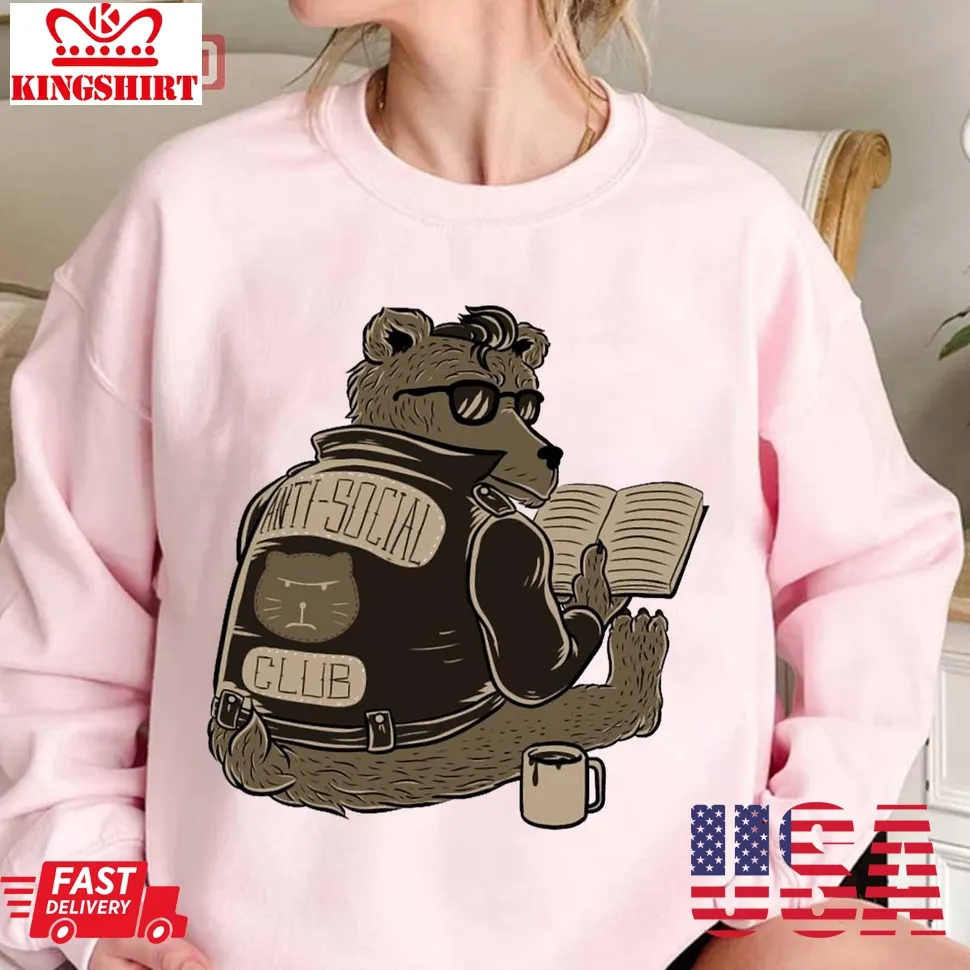 Bear Anti Social Club Unisex Sweatshirt Plus Size