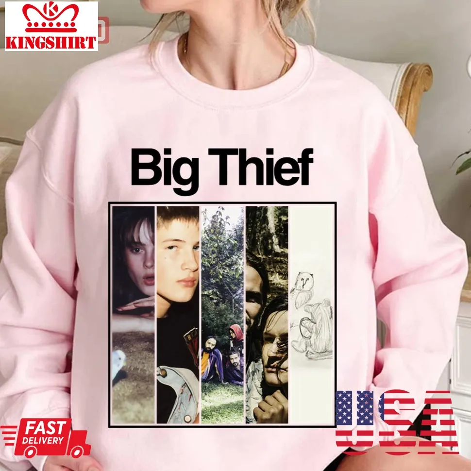 Big Thief Members Art Unisex Sweatshirt Size up S to 4XL