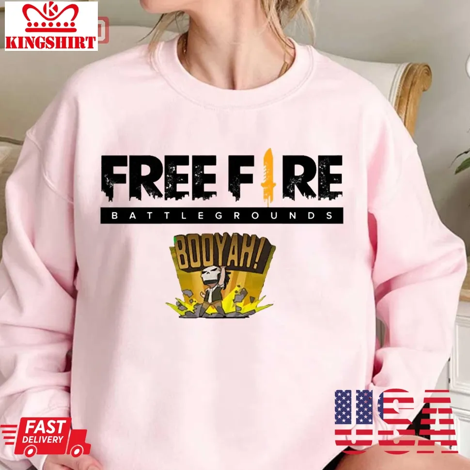 Booyah Free Fire Unisex Sweatshirt Size up S to 4XL
