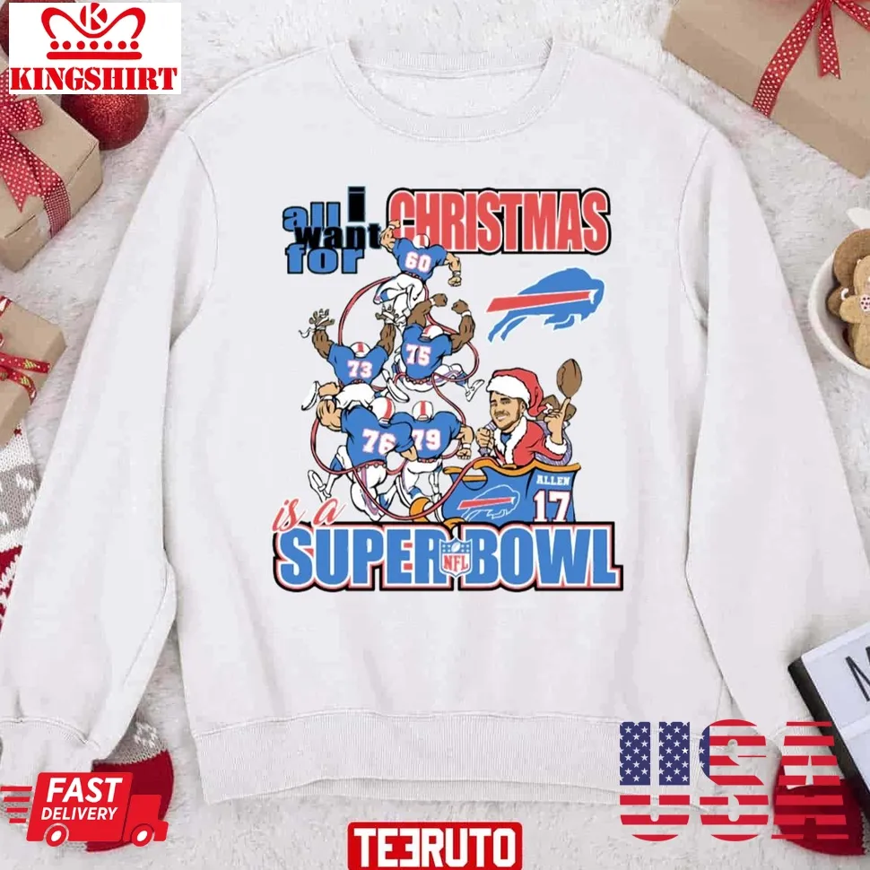Buffalo Xmas Champs Christmas Unisex Sweatshirt Plus Size