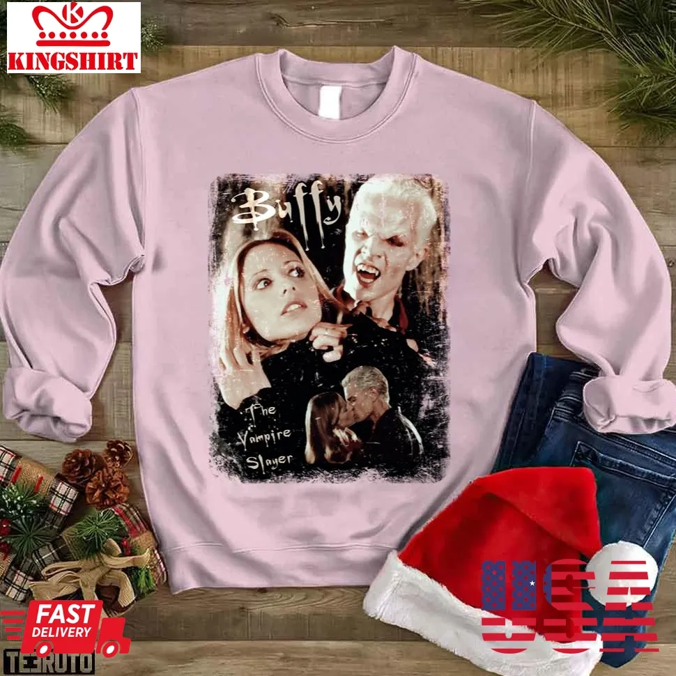 Buffy &038; Spike The Vampire Slayer Unisex Sweatshirt Plus Size