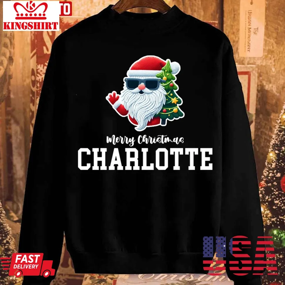 Charlotte Xmas Unisex Sweatshirt Plus Size