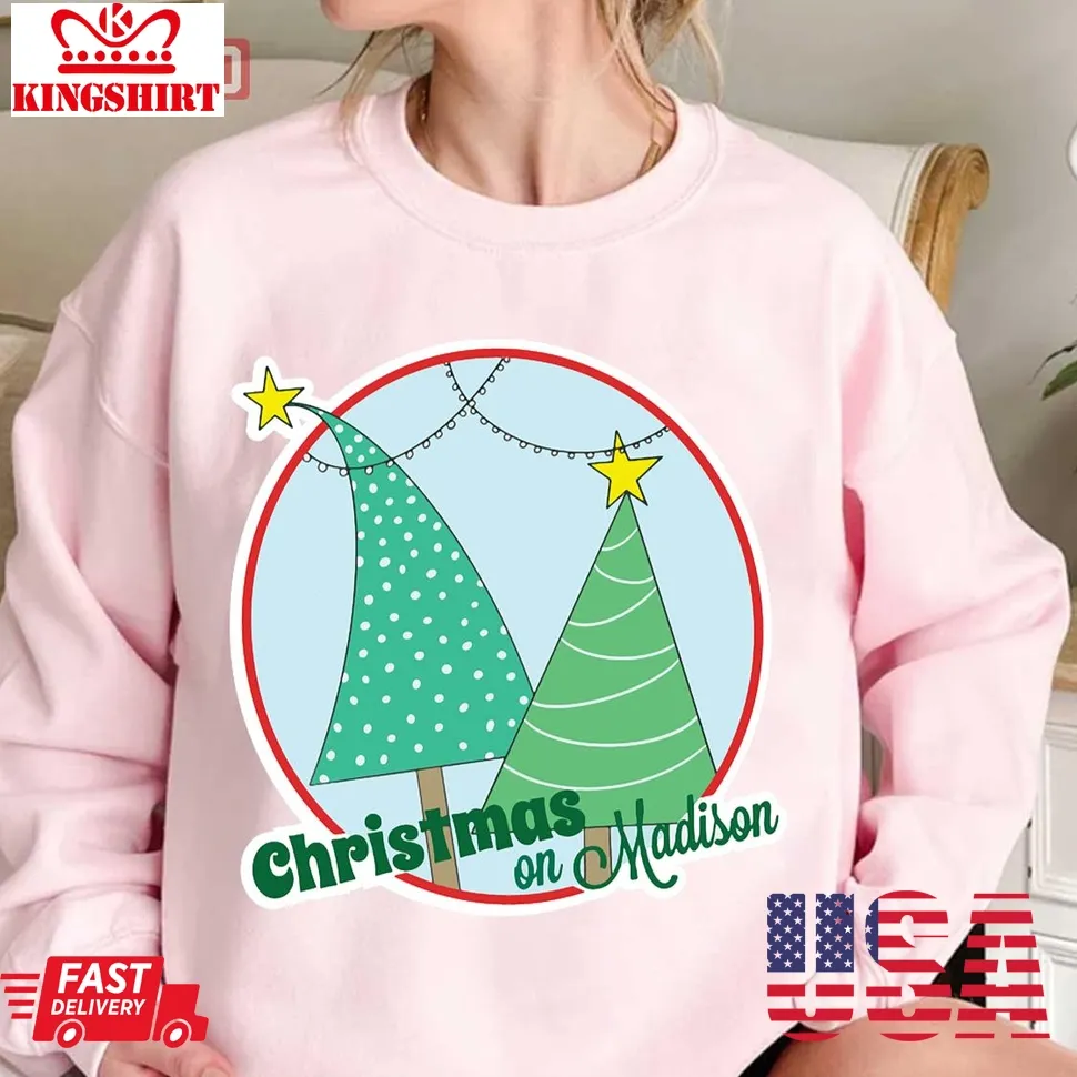Christmas On Madison Unisex Sweatshirt Plus Size