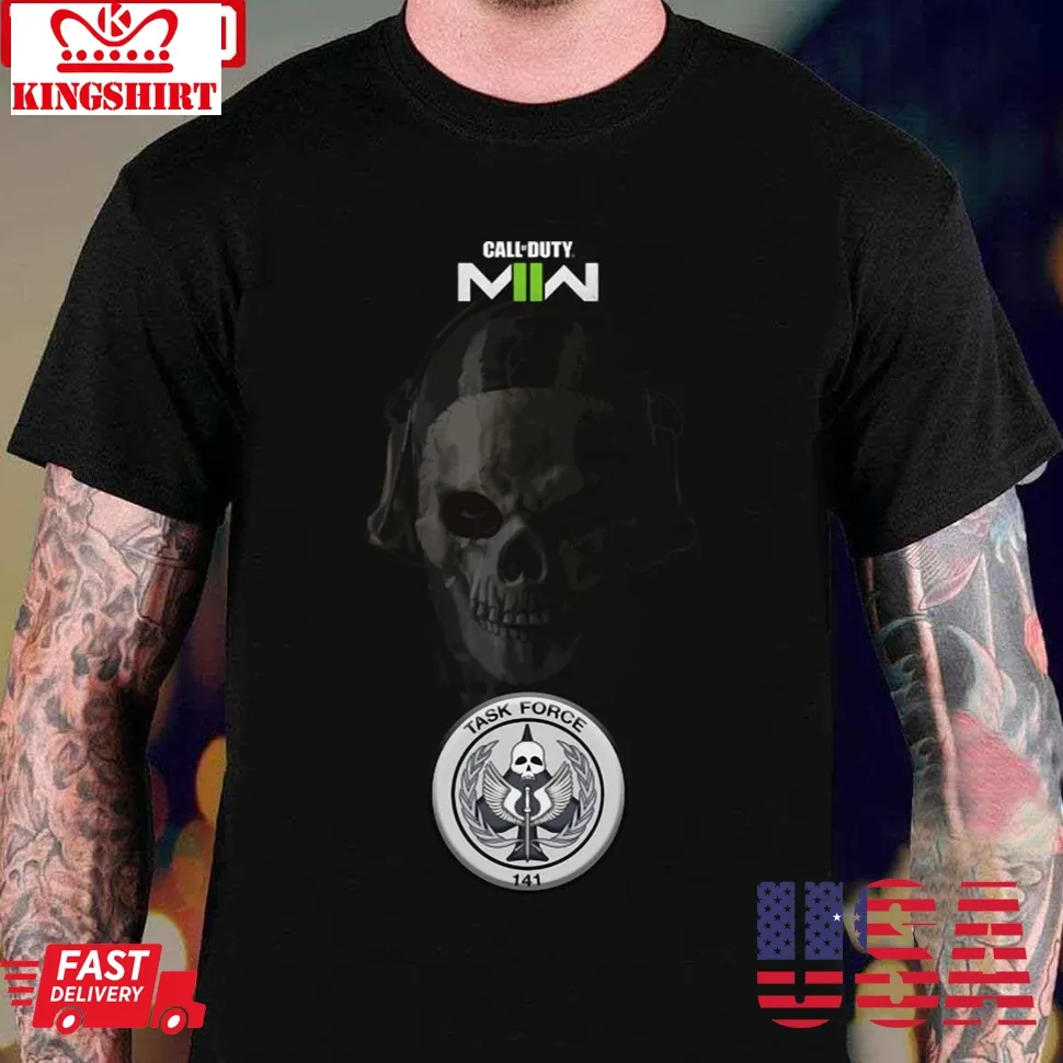 Cod Mw2 Ghost Modern Warfare Unisex T Shirt Plus Size