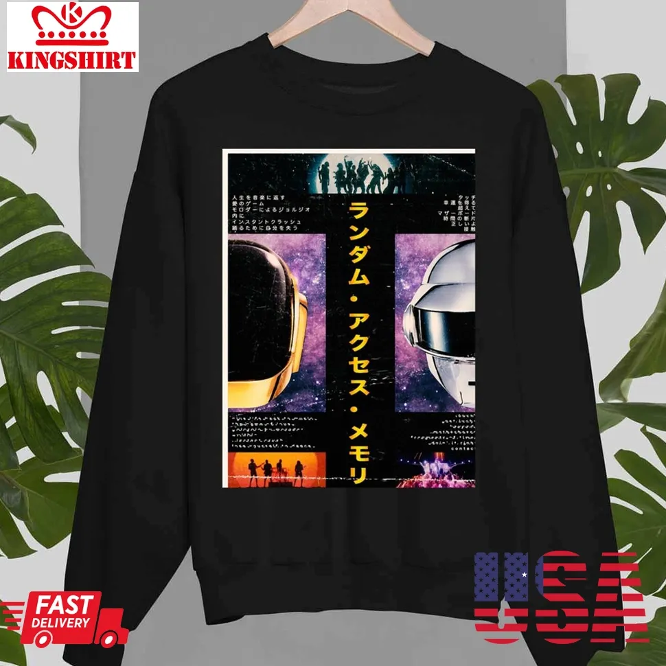 Daft Punk Instant Crush Unisex Sweatshirt Plus Size
