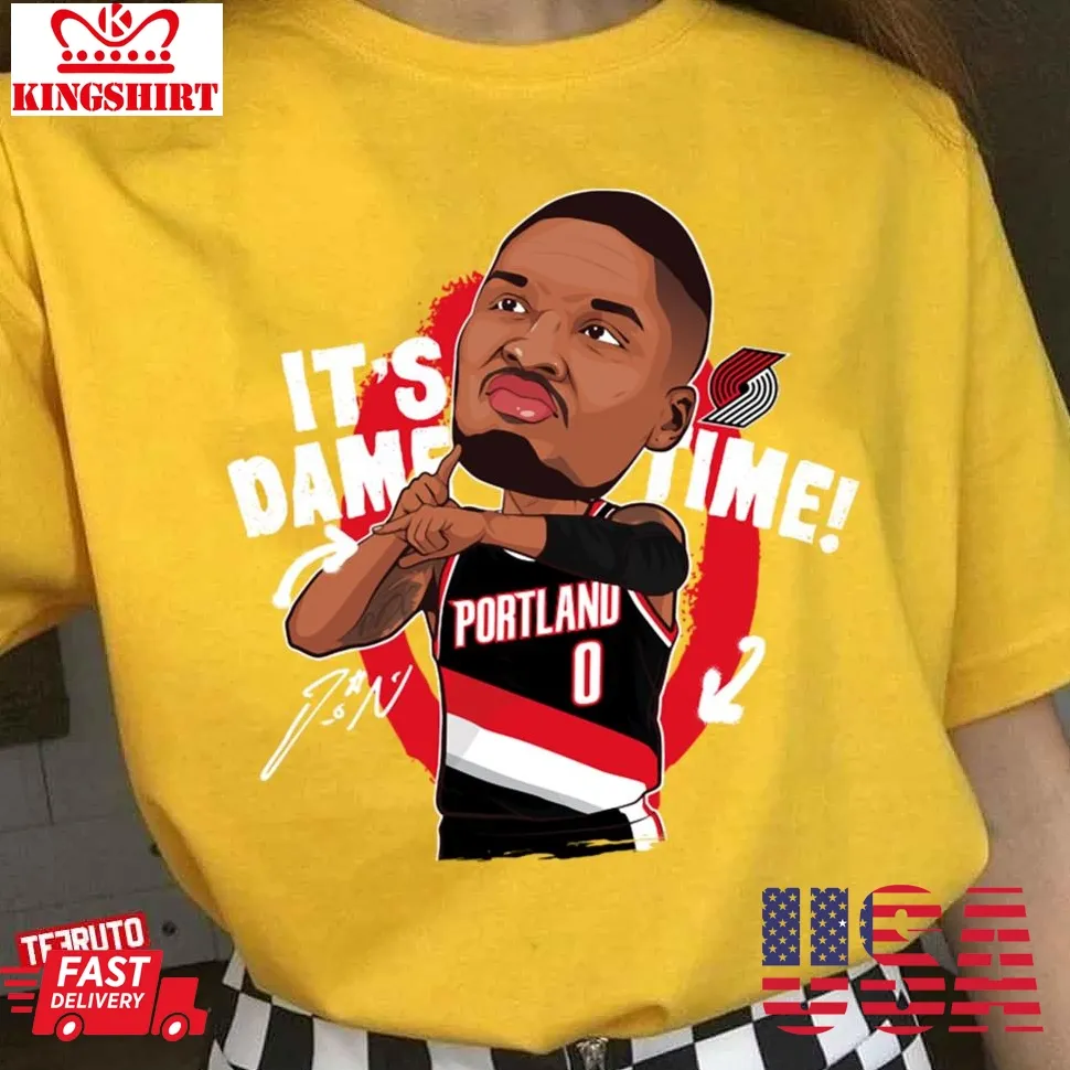 Dame Time Funny Meme Damian Lillard Unisex T Shirt Unisex Tshirt