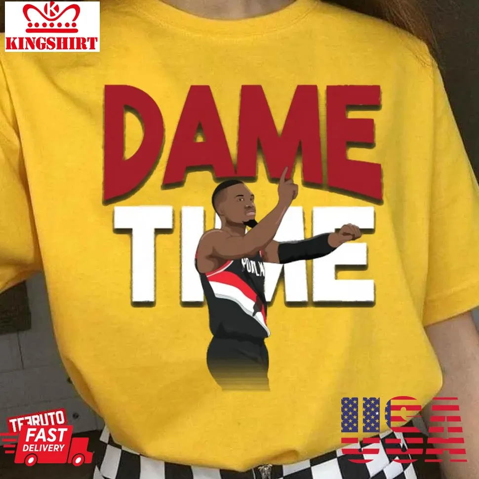 Damian Lillard &8216;Dametime' Unisex T Shirt Plus Size