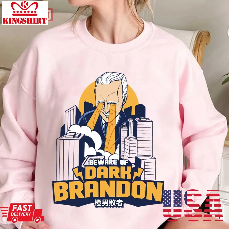 Dark Brandon Rises Funny Dark Brandon Meme Graphic Unisex Sweatshirt Plus Size