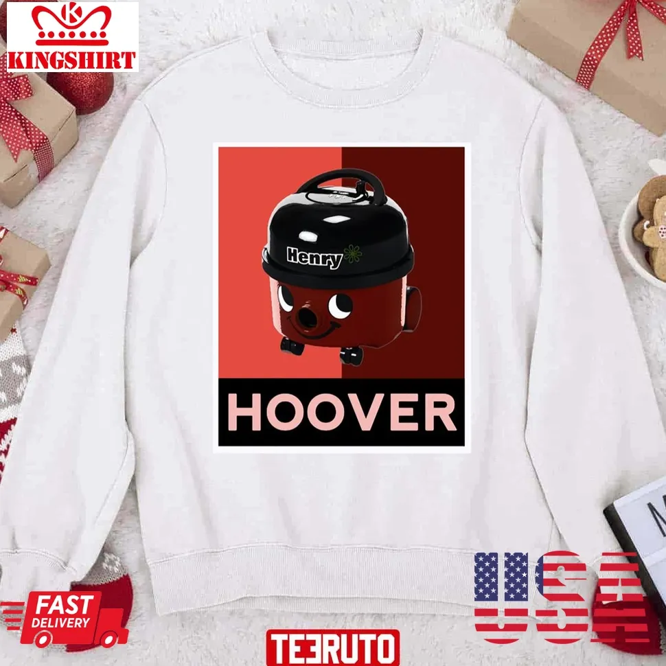 Dark Trendy Henry Hoover Design Unisex Sweatshirt Unisex Tshirt