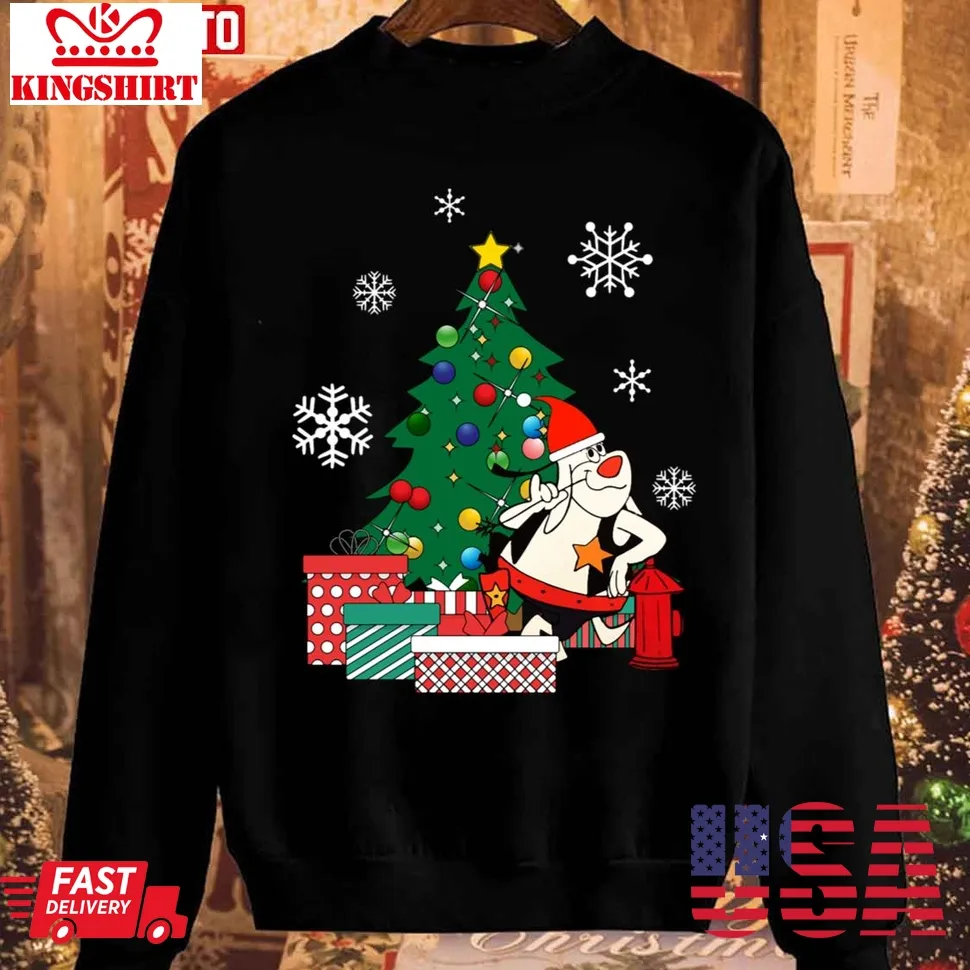 Top Deputy Dawg Around The Christmas Tree Unisex Sweatshirt Plus Size