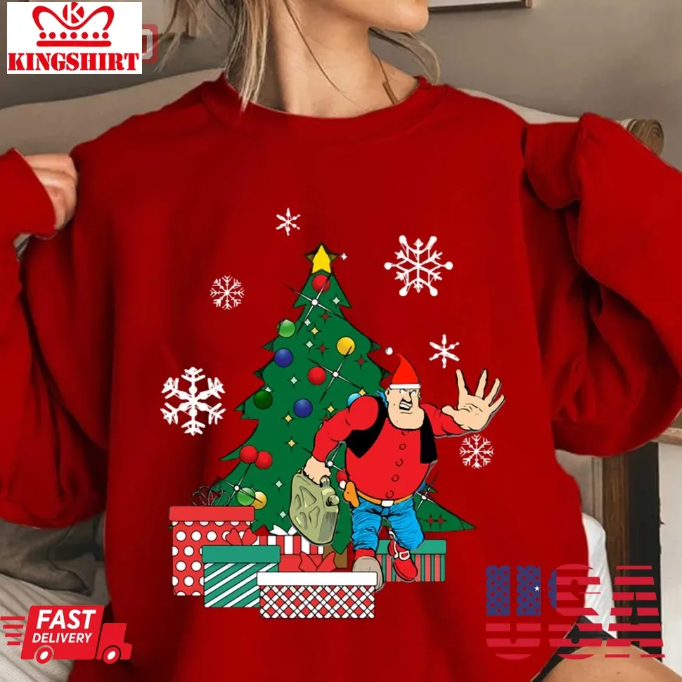 The cool Desperate Dan Around The Christmas Tree Unisex Sweatshirt Unisex Tshirt