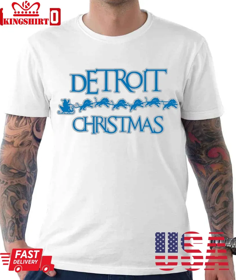 Original Detroit Lions Christmas Squad Unisex T Shirt TShirt