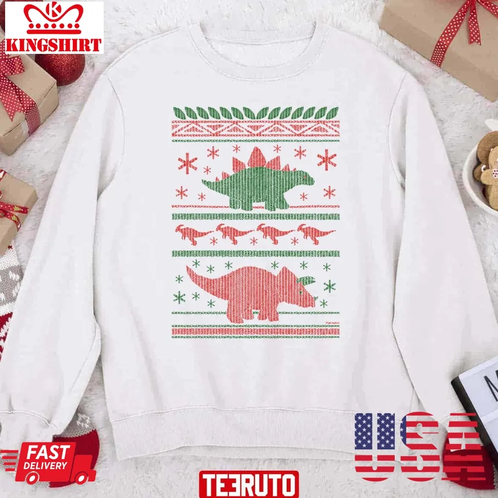 Free Style Dinos Christmas Sweatshirt Unisex Tshirt