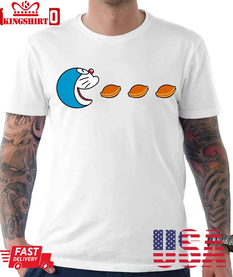 Vote Shirt Dorae Man Eating Pie Doraemon Unisex T Shirt Unisex Tshirt