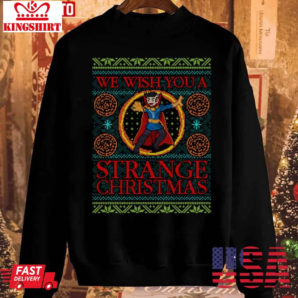The cool Dr Strange Christmas Pattern Unisex Sweatshirt Unisex Tshirt
