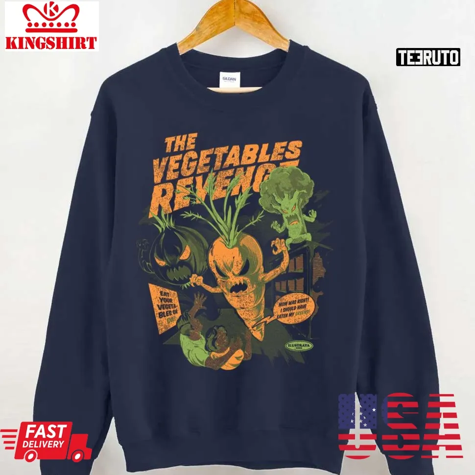 Eat Your Vegetables Unisex Sweatshirt Plus Size