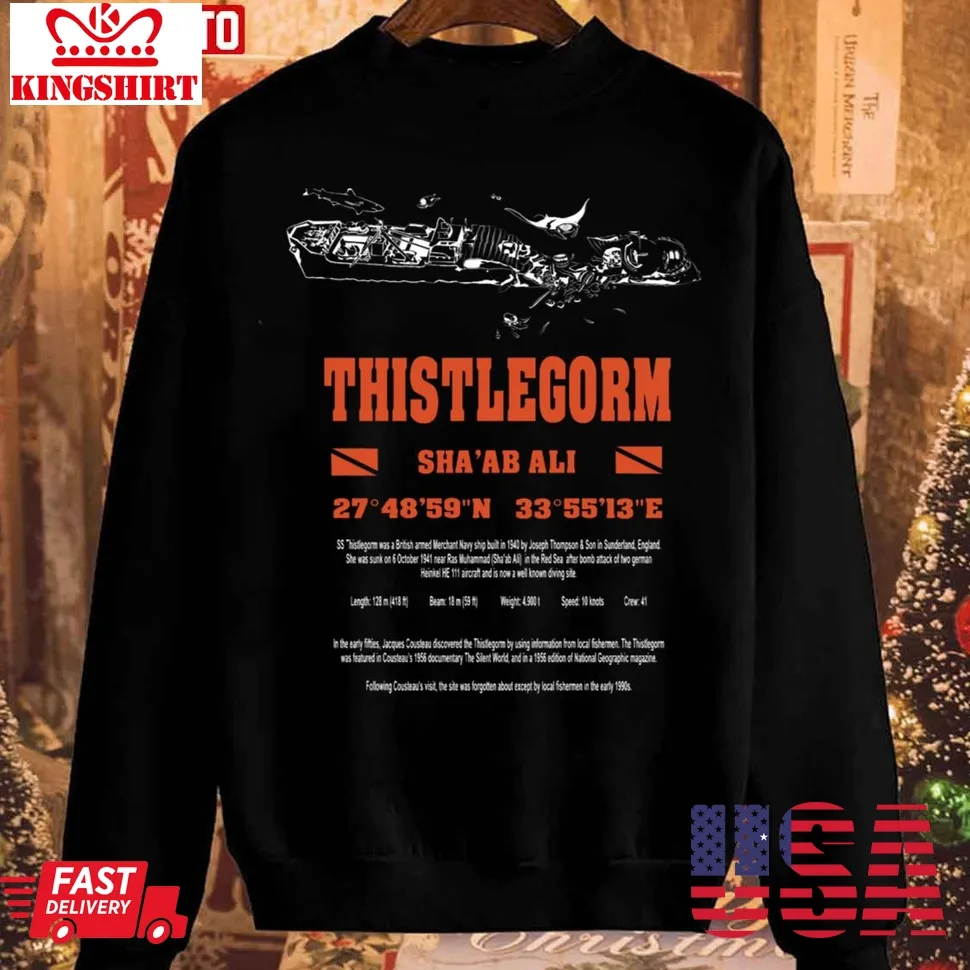 Oh Egypt Red Sea Thistlegorm Diving Unisex Sweatshirt Size up S to 4XL