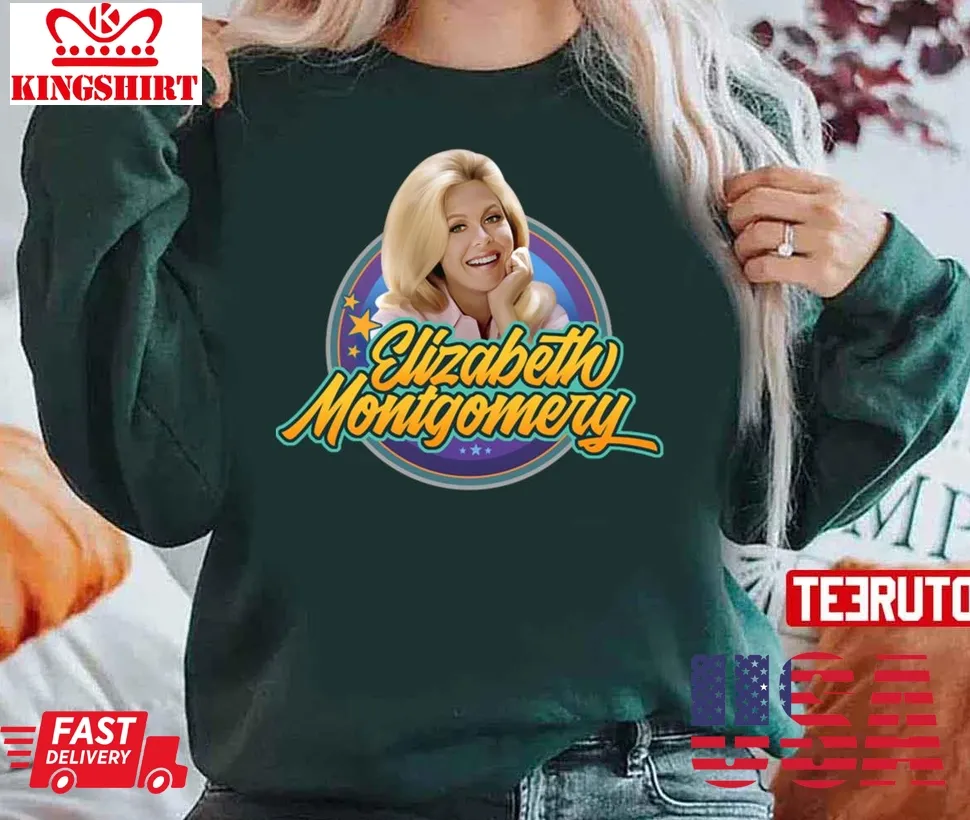 Elizabeth Montgomery Christmas Unisex Sweatshirt Plus Size