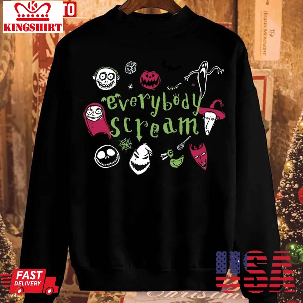 Official Everybody Scream Unisex Sweatshirt TShirt
