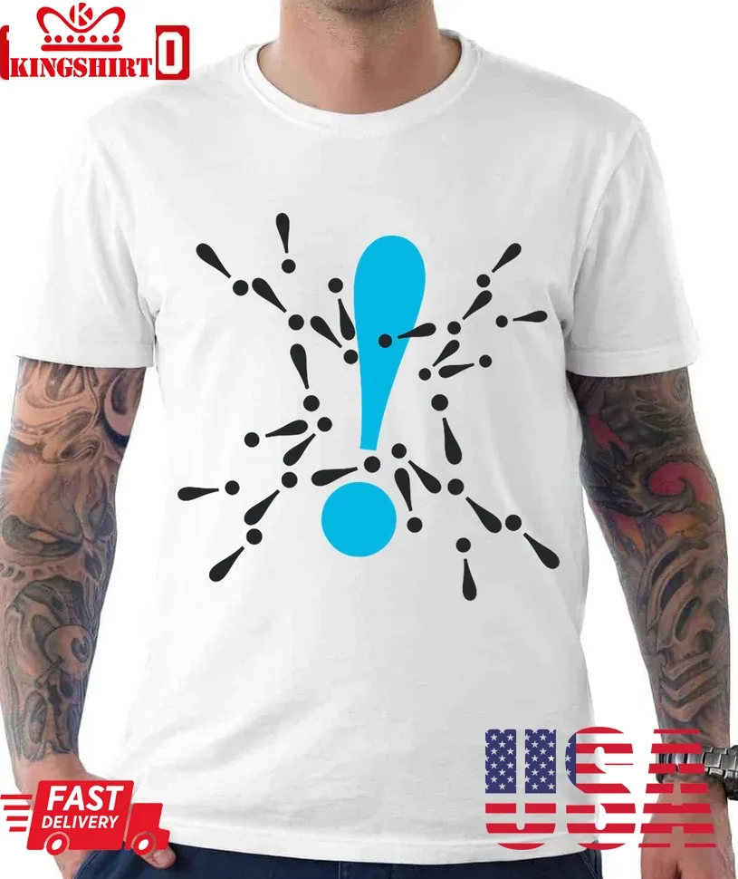 Exclamation Point And Art Prints Unisex T Shirt Plus Size
