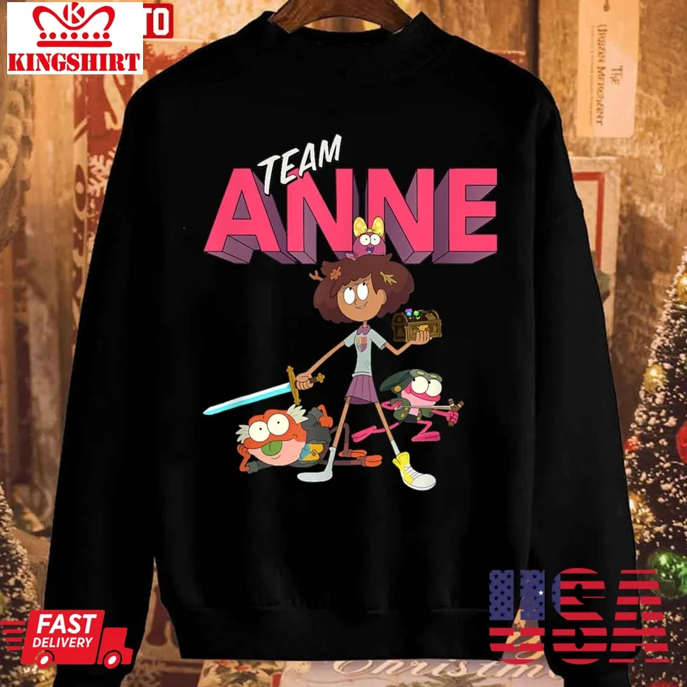 Love Shirt Fantasy World Amphibia Anne Christmas 2023 Unisex Sweatshirt Size up S to 4XL