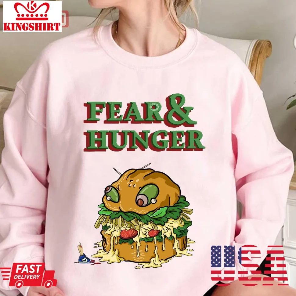 Fear And Hunger Gaint Monster Burger Halloween Unisex Sweatshirt Unisex Tshirt