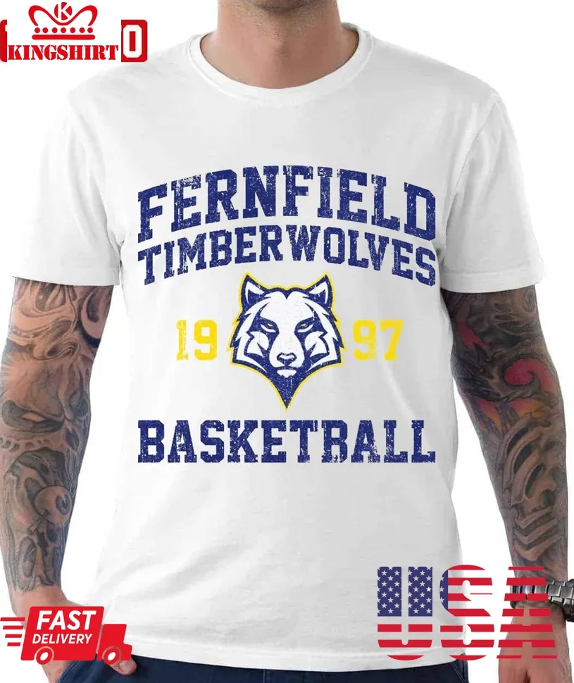 Fernfeild Timberwolves Basketball Air Bud Variant Unisex T Shirt Unisex Tshirt
