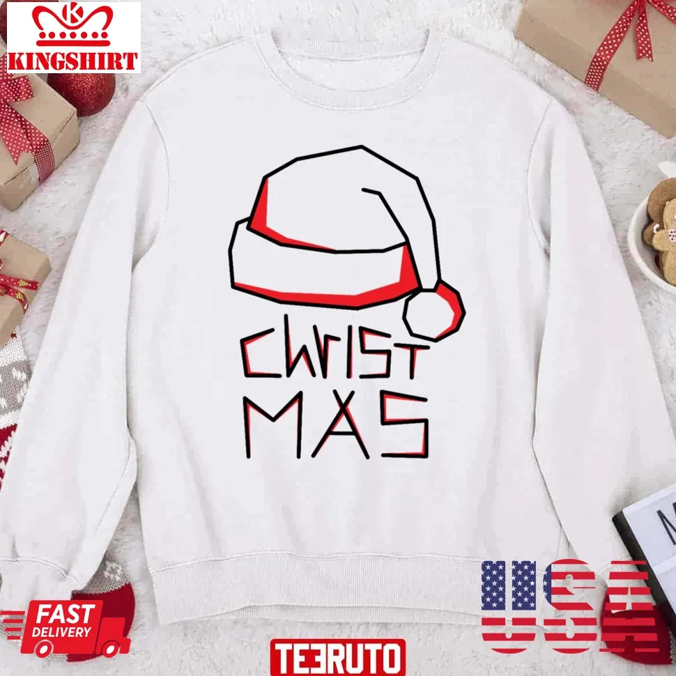 Be Nice Festive Christmas Hat Design Unisex Sweatshirt Plus Size