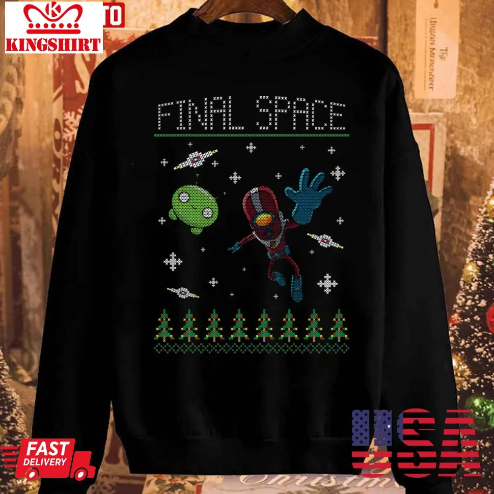 Final Space Christmas Unisex Sweatshirt Plus Size