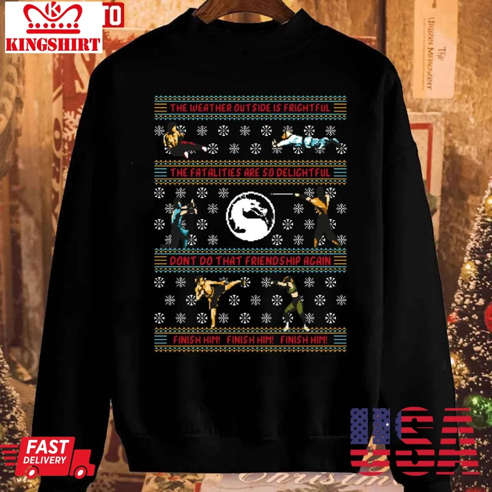 Best Finish Him Christmas Gift Unisex Sweatshirt TShirt