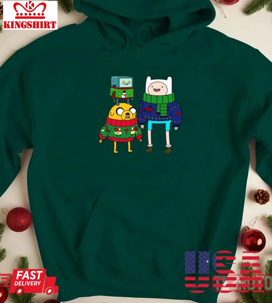 Awesome Finn Jake Bmo Christmas 2023 Unisex Sweatshirt Size up S to 4XL