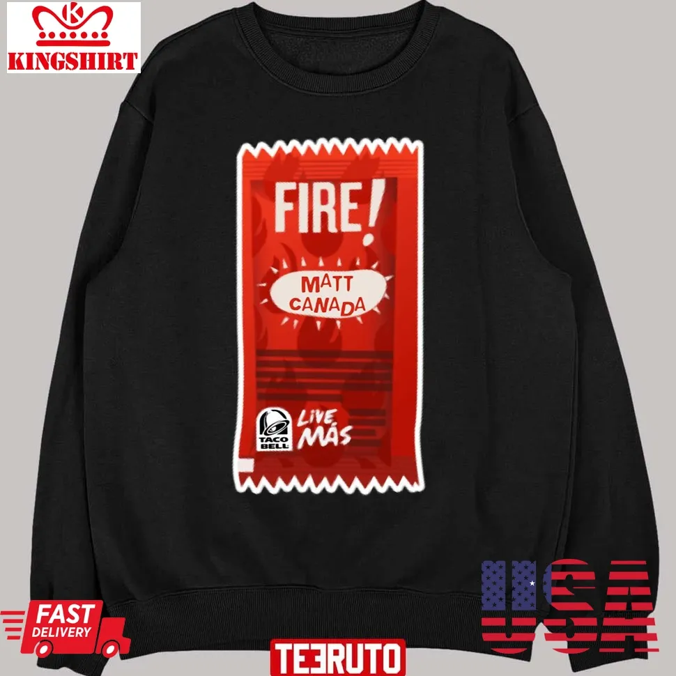 Fire Matt Canada Pittsburgh Pa Steel City Unisex Sweatshirt Size up S to 4XL