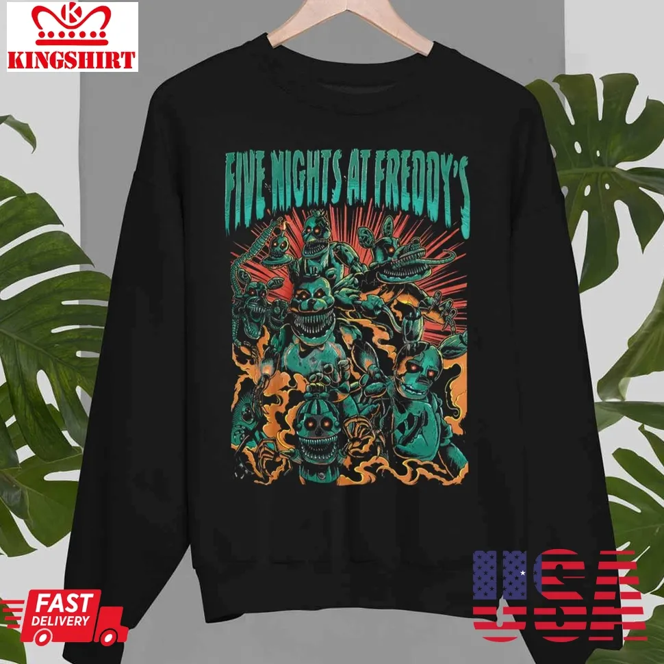 Five At Night Freddys Movie Unisex Sweatshirt Size up S to 4XL