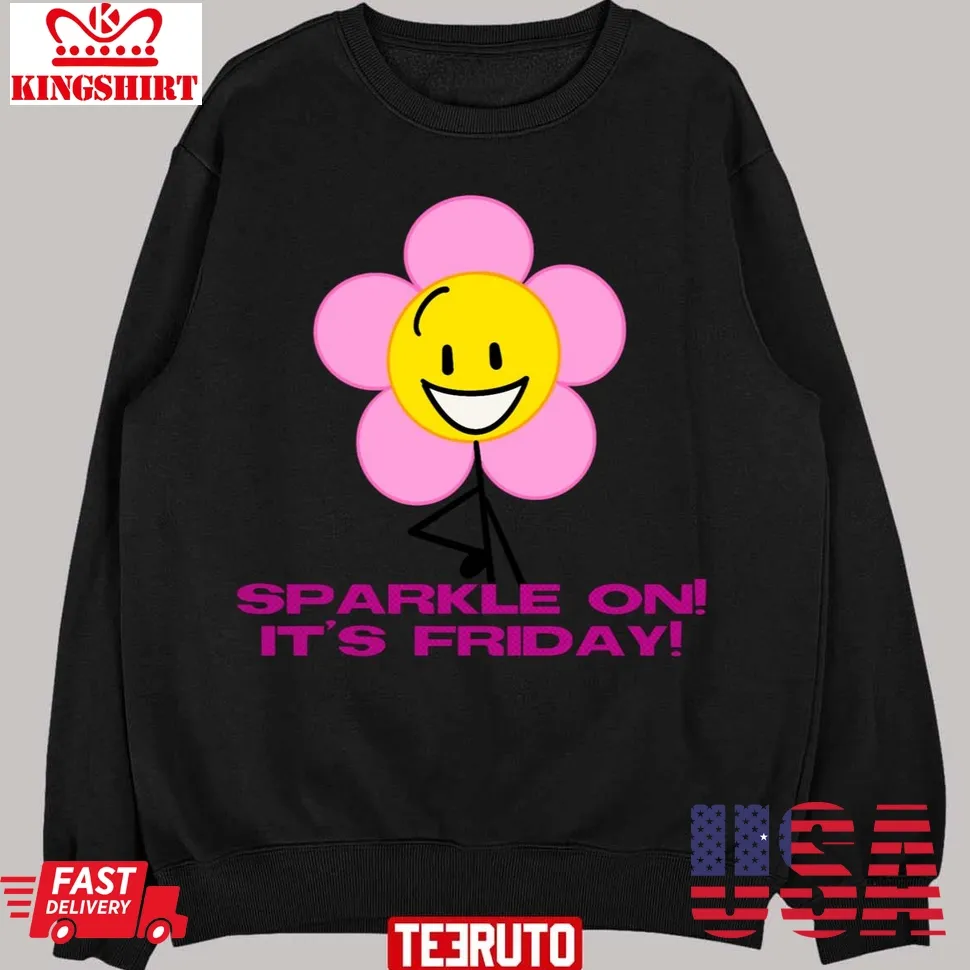 Flower Bfb Goes Crayzay Unisex T Shirt Size up S to 4XL