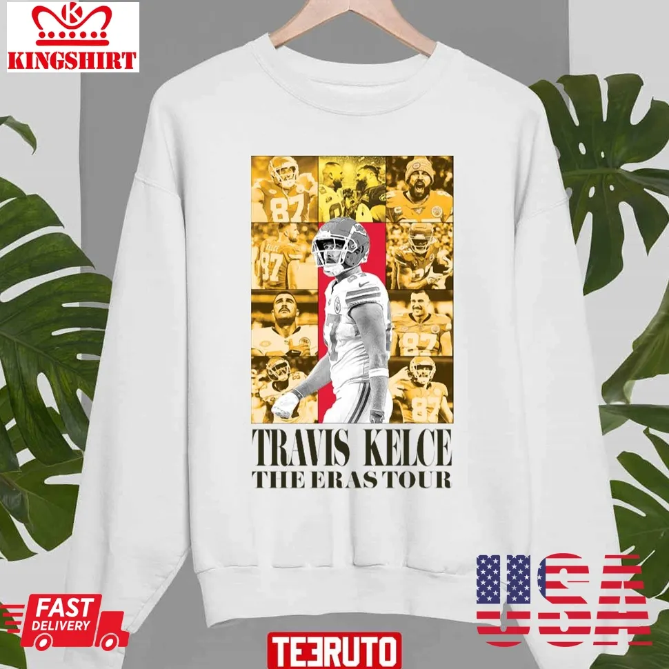 Football For The Swifties Travis Kelce The Eras Tour Unisex Sweatshirt Size up S to 4XL