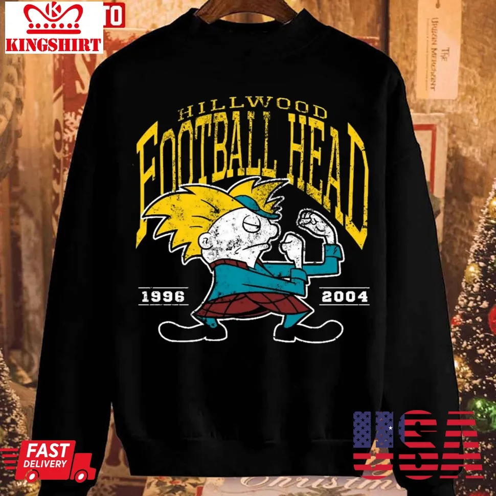 Vintage Football Head Arnold Unisex Sweatshirt Size up S to 4XL