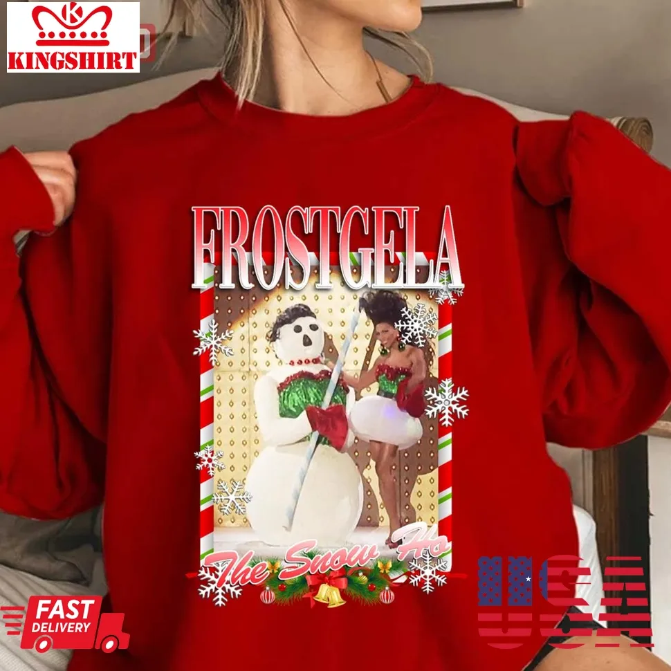 Frostgela Shangela Christmas Tribute Unisex Sweatshirt Plus Size