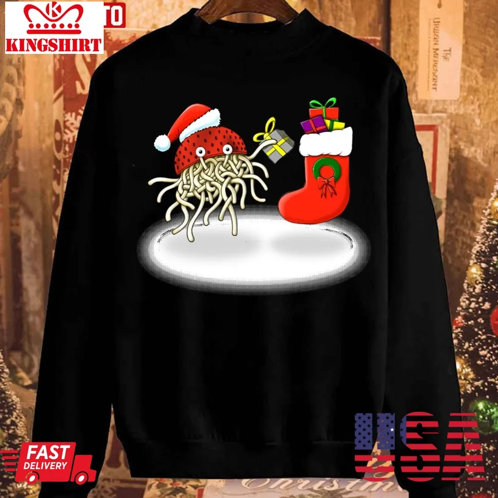 Fsm Chifsmas Christmas Atheist Agnostic Atheism Colander Unisex Sweatshirt Size up S to 4XL