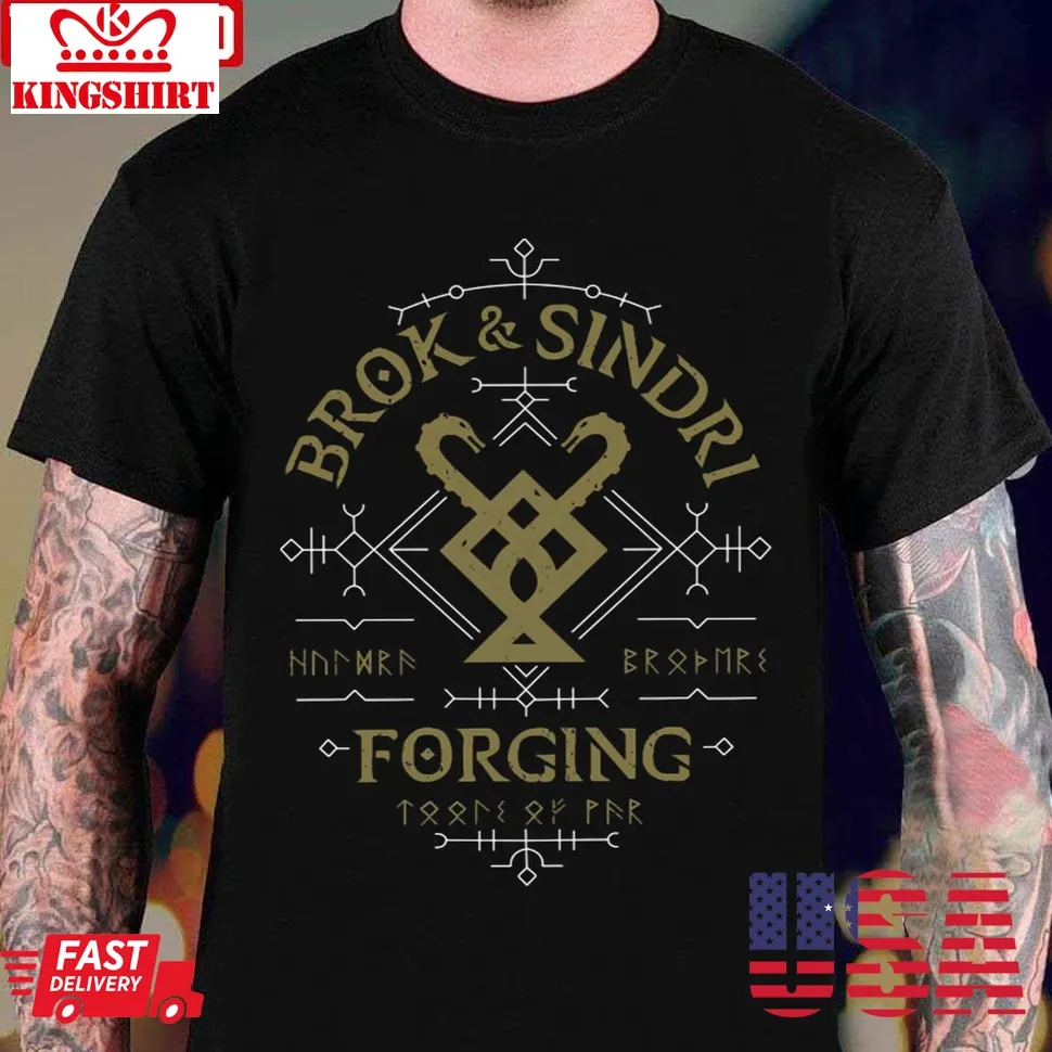 God Of War Brok Sindri Forging Unisex T Shirt Unisex Tshirt