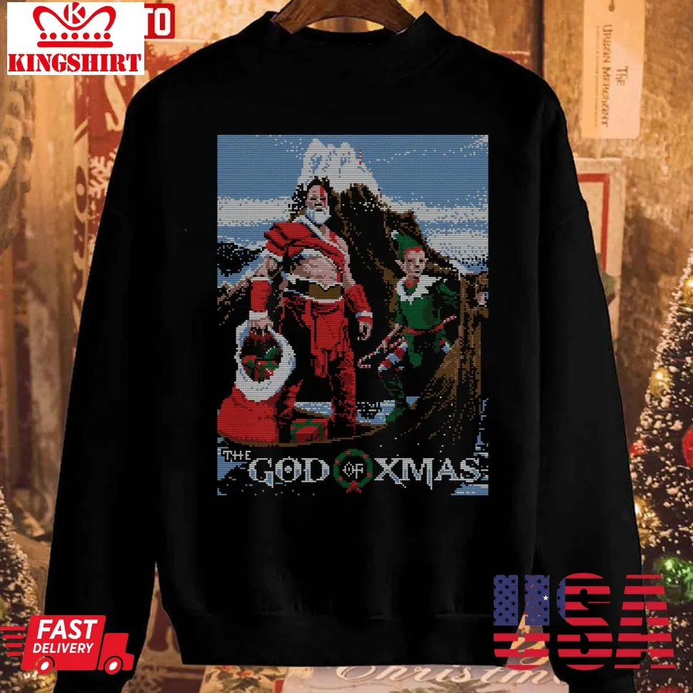 God Of Xmas Christmas 2023 Unisex Sweatshirt Unisex Tshirt