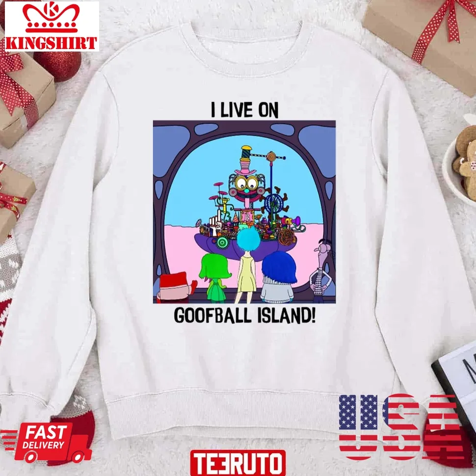 Goofball Island Inside Out Unisex Sweatshirt Size up S to 4XL