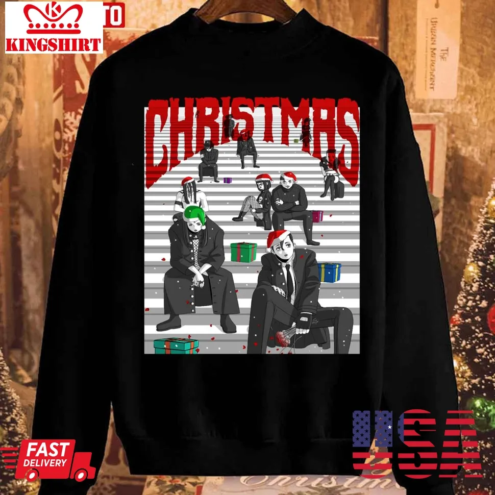 Goth Gothic Christmas Unisex Sweatshirt Plus Size